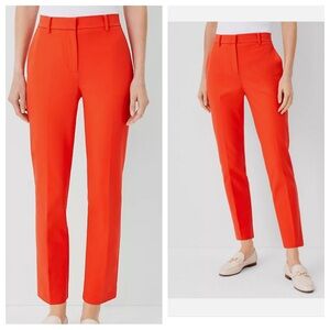 Ann Taylor Eva Ankle Pant in Grenadine Punch sz 2